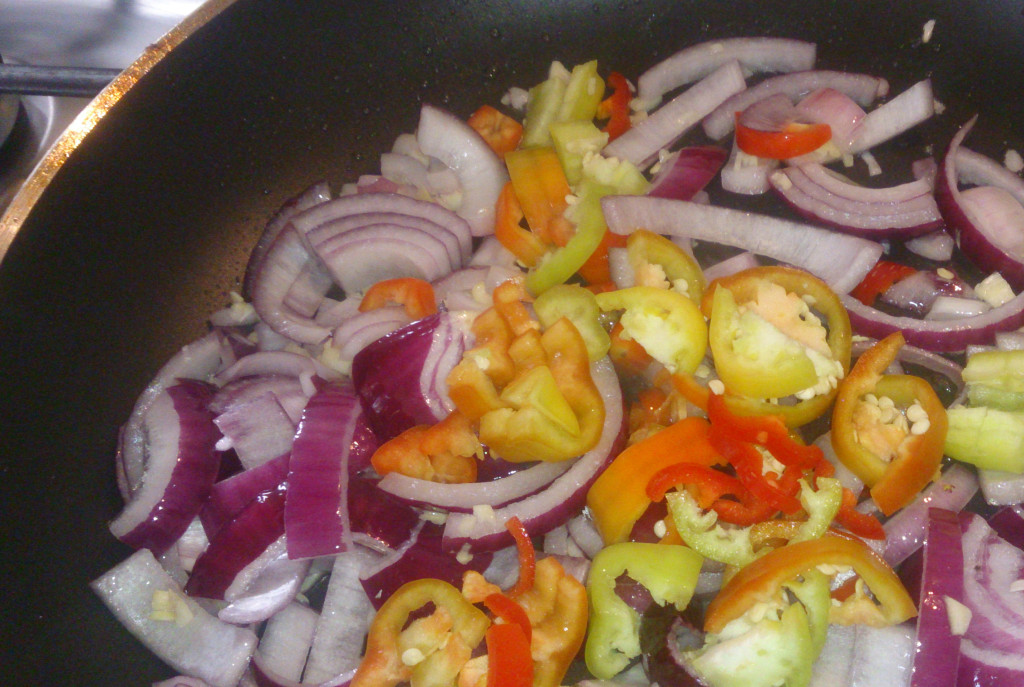 Sauted onion, garlic and chilli